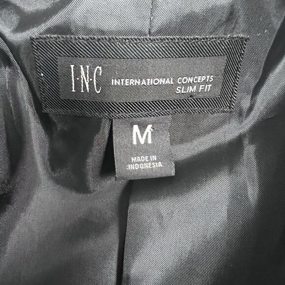 I.N.C.‎ International Concepts Men’s Suit Jacket Sz M Milan Slim Fit Blazer Coat - Picture 4 of 17